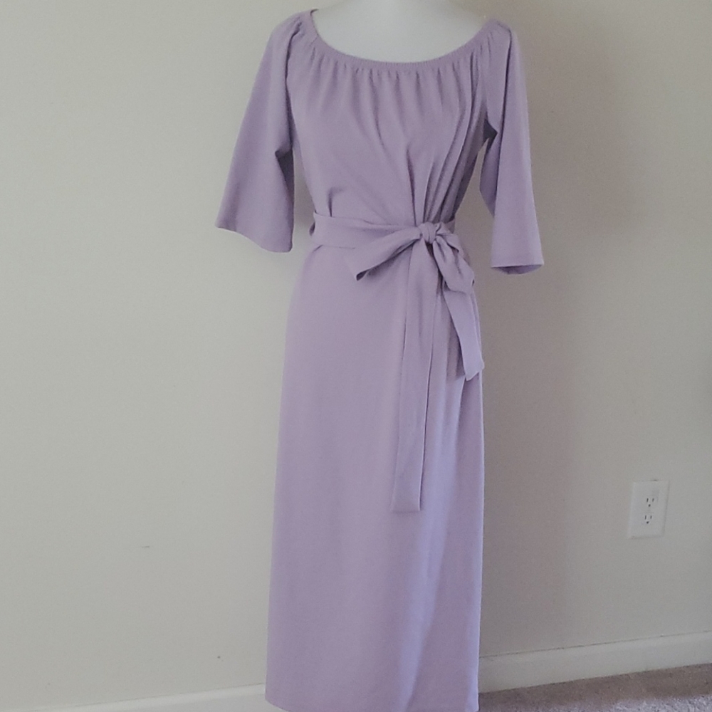 Ashley Stewart lilac maxi dress size 18/20